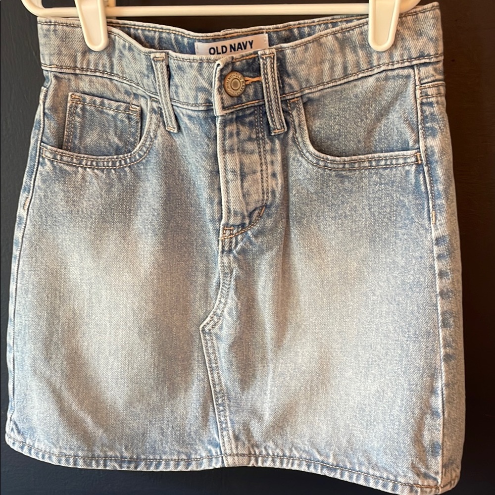 Old Navy Girls Light Blue Denim Pencil Skirt